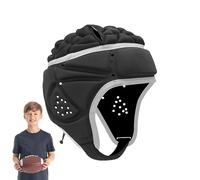 Xujuika Casque De Rugby Casque Football | Protège-tête De Rugby | Casque Rugby Rembourré Doux pour Enfant - Mentonnière À Bords Doux, Trous Conçus pour Faciliter La Ventilation