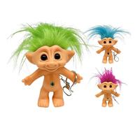 Xujuika Dessin Animé Troll Poupées Porte-clés | Vintage Troll Dolls Anti-Lost Porte-clés Mignon | Porte-clés De Troll pour Les Collections d'art Et D'artisanat, Cadeaux De Fête