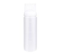 Xujuika Flacon pinceau de teinture pour cheveux, applicateur de peigne à racines capillaires, flacon vide portable pour cuir chevelu, outil de beauté 170 ml pour crème hydratante, shampooing sec