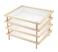 Xujuika Plateau de séchage pour pâtes | Séchoir à pâtes en bois empilable | Plateau de séchage pour herbes en bois | Égouttoir à pâtes pour le séchage des pâtes, pâtes, vanille, fleurs, herbes