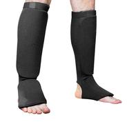 Xujuika Protège Tibia Kick Boxing | Protège Jambe MMA | Paire De Protège-Tibias Et Cou-de-Pied | Protège-Tibias De Sports De Combat pour Combattants MMA Et Adultes, Équipement Protection Sparring