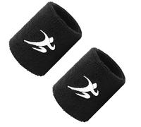XUKZIMA 1 Paire de Bracelets Poignets Absorbants de Sport pour Homme & Femme, Serre Poignet Noir, Bandeau Eponge Sport, Musculation, Bandeau Tennis pour Gym, Tennis ou Course à Pied