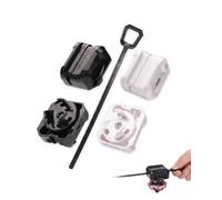 XUKZIMA Lanceur de Corde Bde X, Lot de 2 (Noir & Blanc) en Plastique Renforcé, Compatible Séries X, Poignée Anti-Pincement, Kit Accessoire Toupée Duel Enfants