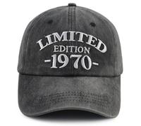 Xullaxth Casquette de baseball réglable en coton édition limitée 1970 1971 1972 1973 1974 1975 1976 1977 1978 1979 pour homme et femme, 1970 Noir, Taille unique