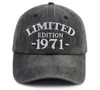 Xullaxth Casquette de baseball réglable en coton édition limitée 1970 1971 1972 1973 1974 1975 1976 1977 1978 1979 pour homme et femme, 1971 Noir, Taille unique