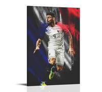 XULLONG Olivier Giroud Impression sur toile Motif étoile de football 40 x 60 cm