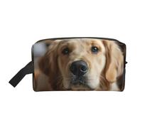 XULLZH Adorable bol en os de chien avec motif empreintes de pattes - Grande capacité - Pochette de rangement à fermeture éclair - Blanc - Taille unique, Blanc, One Size