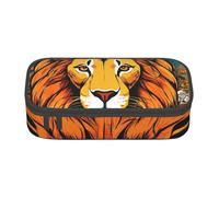 XULLZH Trousse de toilette de voyage avec compartiments de grande capacité Motif lion, Noir/blanc, One Size, Moderne.
