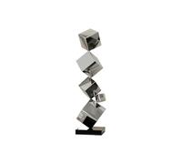 Xumh2024-3 Accessoires de Bureau à Domicile Sculpture Minimaliste géométrique en Acier Inoxydable, Une œuvre d'art Lumineuse et Luxueuse for Un Bureau ou entrée
