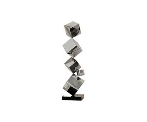 Xumh2024-3 Accessoires de Bureau à Domicile Sculpture Minimaliste géométrique en Acier Inoxydable, Une œuvre d'art Lumineuse et Luxueuse for Un Bureau ou entrée