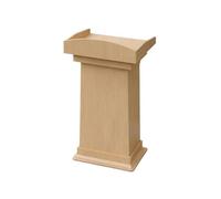 Xumh2024-3 Bureau de réception Pupitre en Bois Simple, Podium, Bureau, hôte de réunion, réception, Table maître cérémonie(Natural)