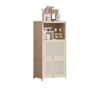 Xumh2024-3 Meuble de Rangement Buffet Buffet de Cuisine étroit à Trois Niveaux avec Compartiments Rangement for Le café et thé
