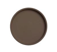 Xumh2024-3 soucoupes pour Pots de Fleurs Bac à égouttement Rond et Simple en Palette, Soucoupe for Pot de Fleurs céramique for intérieur extérieur(Bruin,XS)