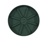Xumh2024-3 soucoupes pour Pots de Fleurs Base de Pot Fleurs, soucoupes en résine for Jardin, Plateau d'égouttage for intérieur et extérieur(Green,Petit)