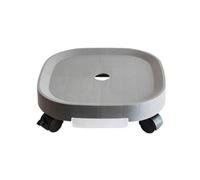 Xumh2024-3 soucoupes pour Pots de Fleurs Plateau à Plantes Simple avec décoration de Pot Fleurs roulettes(Grigio)