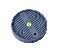 Xumh2024-3 soucoupes pour Pots de Fleurs Pot de Fleurs Rond avec Soucoupe Mobile et Plateau Drainage, Support Roulant for Plantes, for Balcon Cour(Grigio,Moyen)