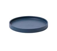 Xumh2024-3 soucoupes pour Pots de Fleurs Pot de Fleurs Rond en céramique, Grand bac à égouttement for palettes, for l'intérieur et l'extérieur(Blue,3XL)