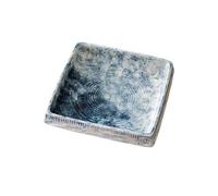 Xumh2024-3 soucoupes pour Pots de Fleurs Soucoupe carrée for Composition Florale avec Plateau en céramique à Grain Circulaire for Pot de Fleurs