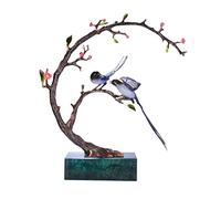 Xumh2024-3 Statue d'ornement Ornement d'entrée en cuivre Complet Double Bonheur Artisanat Pur Accessoires for la Maison Pie Salon Ornements de Bureau