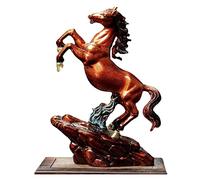 Xumh2024-3 Statue d'ornement Ornements d'entrée de Cheval en Laiton Artisanat Salon Bureau à Domicile Chevaux décoratifs for réussir l'ouverture