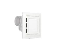 Xumh2024-3 Ventilateur d'extraction Panneau de Gypse PVC Éclairage Ventilation Ventilateur 2-en-1 Échappement(Petit)