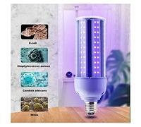 XUMI E27 UV Lampe Germicide Ozone UVC Ultraviolet LED Ampoule de maïs désinfection stérilisateur Ozone lumières pour la Chambre à Coucher à la Maison,30w,with Remote Control