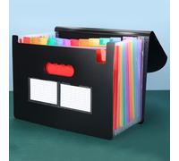 XUMIUZIY 13 Pochettes Extensible A4 Classeur de Voyage (#1) | Système de classement, utilisation au bureau d\'école, porte-documents portable, fournitures de bureau, boîtier en