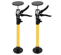 XUMIUZIY 2PCS Supports de Vérin Réglables pour Cloisons Sèches | Tête de support rotative, inclinaison à 45 degrés, charge lourde de 132 lb, entrepreneurs, projets de bricolage