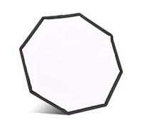 XUMIUZIY 30cm Softbox Panneau Diffuseur pour Flash Externe | Conception octogonale pliable, boîte à lumière de voyage portable, équipement d\'éclairage de studio, intérieur argenté