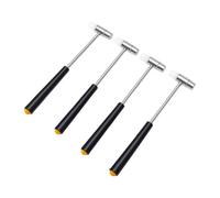 XUMIUZIY 4 Pièces Marteau à Double Tête Dure et Douce pour Réparation de | Mini trousse à outils pour bijoux, tête anti-étincelles, maillet de précision de 7 pouces, poignée antidérapante