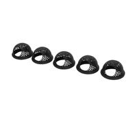 XUMIUZIY 5 Pack Floating Betta Hammock with Feeding Ring (BLACK) | PLA imprimé en 3D, décor de petit aquarium, grotte de repos de poisson, cachette de crevettes, réservoir compact essentiel