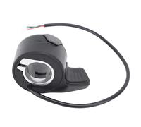 XUMIUZIY Accélérateur au Pouce pour Scooter électrique, Rayures Surélevées, Noir |Contrôleur d'Accélérateur de Doigt Flexible pour NIU KQi2 KQi3