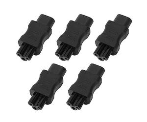 XUMIUZIY Adaptateur Universel IEC320 C8 à IEC320 C5, Convertisseur de Puissance Efficace pour Divers Appareils, 5 Pièces