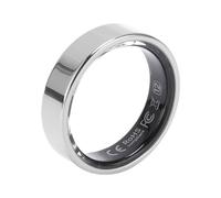 XUMIUZIY Anneau Intelligent pour Les Femmes et Les Hommes, 50 Mètres Tracker de santé à L'épreuve de l'eau avec Comptage de Calories, Contrôle des (Silver)