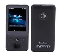 XUMIUZIY Appareil de Traduction de Langue, Traducteur Vocal Intelligent Bidirectionnel en Temps Réel avec écran Tactile de 3,0 Pouces pour 138 Langues de Traduction, WiFi, Microphone
