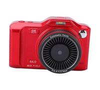 XUMIUZIY Appareil Photo 64 MP, Vidéo 4K, Zoom Numérique 18X, connectivité WiFi, écran 2,8 Pouces avec Batterie 1200 MAh, pour Les Créateurs de Contenu DSLR et Les Vloggers (Rouge)