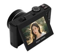 XUMIUZIY Appareil Photo Numérique 5K 75MP avec écran de Feuillette de 3 "180 °, Caméras WiFi UHD Vlog pour la Photographie, L'autofocus et Le Zoom 18x avec Carte SD de 32 Go pour Les (Black)