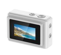 XUMIUZIY Appareil Photo Numérique, Vidéo HD 1080P, Caméra Porte-clés Photo 12 MP avec écran de 0,96 Pouces, 6 Filtres de Lumière LED, pour Les Voyages, Les études, L'enregistrement de la (White)