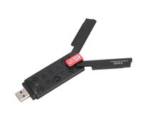 XUMIUZIY AXE5400 Adaptateur USB WiFi 6E, 6 GHz 2402 Mbps + 5GHz 2402 Mbps + 2,4 GHz 574Mbps, Adaptateur de Réseau WiFi Dongle à Longue Portée à Bande à Bande Tri-Band pour Ordinateur