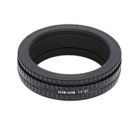 XUMIUZIY Bague Adaptatrice M58 avec Tube Allonge Macro 17-31mm, Réglable,