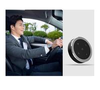XUMIUZIY Bouton de Support, TéléCommande du Volant pour la Voiture, Bouton de Commande de Musique sans Fil avec Construction ABS en Alliage en Aluminium, Compatible avec 4.4+