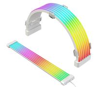 XUMIUZIY Câble d'alimentation PC ARGB, 5V 3 Broches ARGB Rallonges de câble d'alimentation RVB synchronisées avec Bandes LED, kit de câble d'extension d'alimentation RVB pour Carte mère