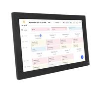 XUMIUZIY Calendrier Numérique de 15,6 Pouces, écran Tactile Interactif HD 1080P, Support Mural de Bureau, Contrôle par Application, Calendrier Familial Numérique avec Tableau des Tâches (EU)