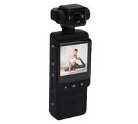 XUMIUZIY Caméra Corporelle 1080P, Petit Caméscope Portable Rotatif à 360 ° avec Pince, écran Couleur, Enregistreur Vidéo Portable à Détection de Mouvement pour Le Travail de sécurité et