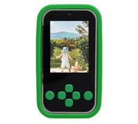 XUMIUZIY Caméra pour Enfant, 1080p HD Selfie Caméras avec Couverture Souple de Dessin animé, écran de 2,4 Pouces, Autofocus, Filtres Amusants et Haut-Parleur, Batterie 600mAh, pour Les (Green)