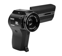 XUMIUZIY Caméra Vidéo 8K 75MP, écran Rotatif à Double Objectif, Zoom Numérique 8X et Optique 5X, Caméra Vlog WiFi Portable avec Télécommande pour L'enregistrement Quotidien en Voyage