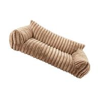 XUMIUZIY Canapé Confortable pour Chiens de Petite et Moyenne Taille, Canapé-lit Chaud avec Dossier à Trois Côtés pour Une Utilisation Toute L'année et Un Soutien Maximal (M75*50 * 20 cm)
