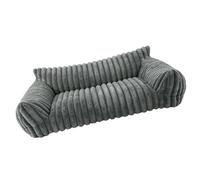 XUMIUZIY Canapé Confortable pour Chiens de Petite et Moyenne Taille, Canapé-lit Chaud avec Dossier à Trois Côtés pour Une Utilisation Toute L'année et Un Soutien Maximal (L90*65 * 20 cm)