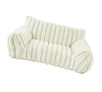 XUMIUZIY Canapé Confortable pour Chiens de Petite et Moyenne Taille, Canapé-lit Chaud avec Dossier à Trois Côtés pour Une Utilisation Toute L'année et Un Soutien Maximal (S 60 * 45 * 20 cm)