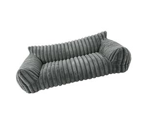 XUMIUZIY Canapé Confortable pour Chiens de Petite et Moyenne Taille, Canapé-lit Chaud avec Dossier à Trois Côtés pour Une Utilisation Toute L'année et Un Soutien Maximal (L90*65 * 20 cm)